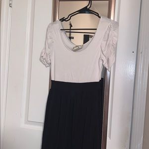 Woman’s dress by pink rose